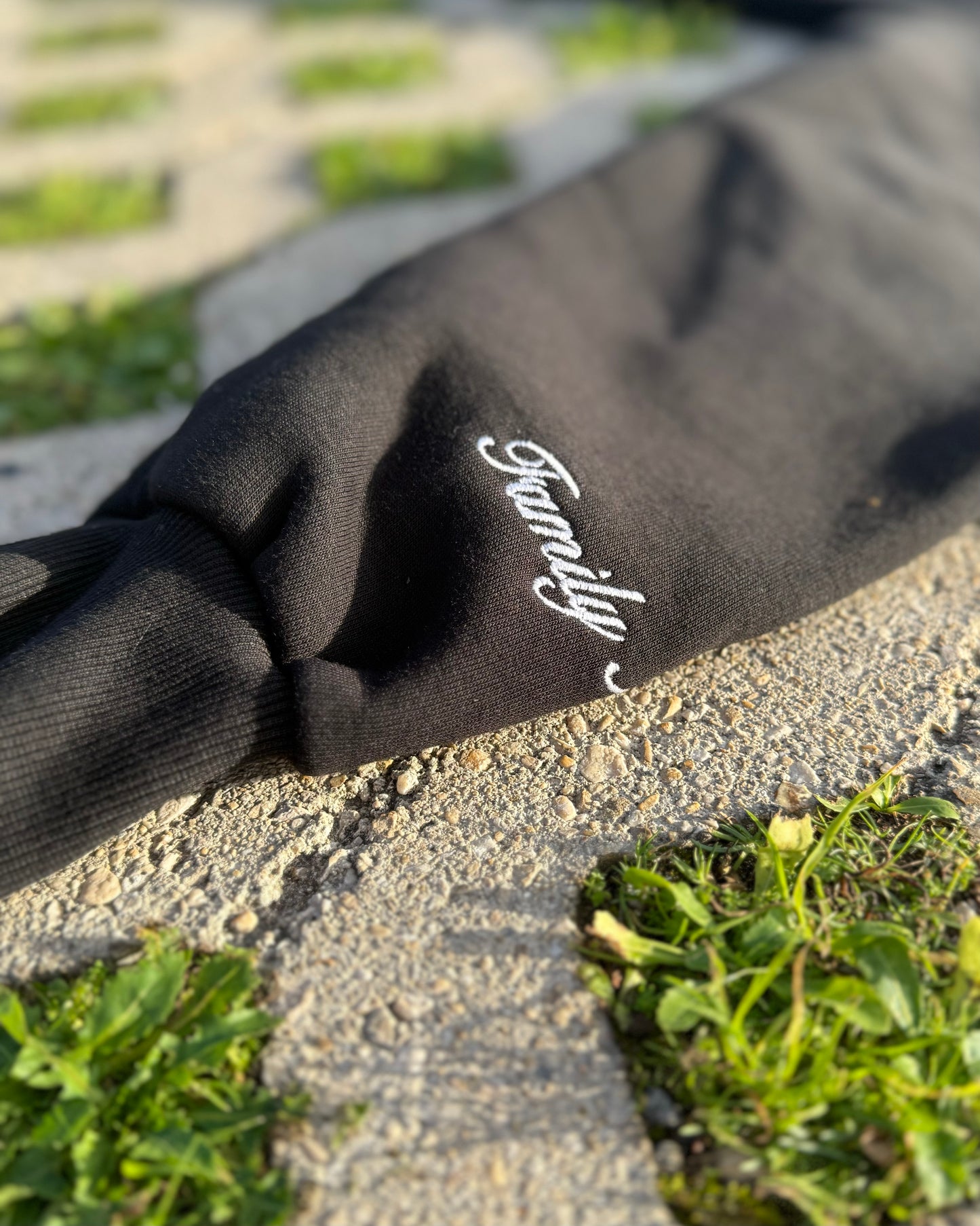 Tracksuit “Family Above All” - Nero