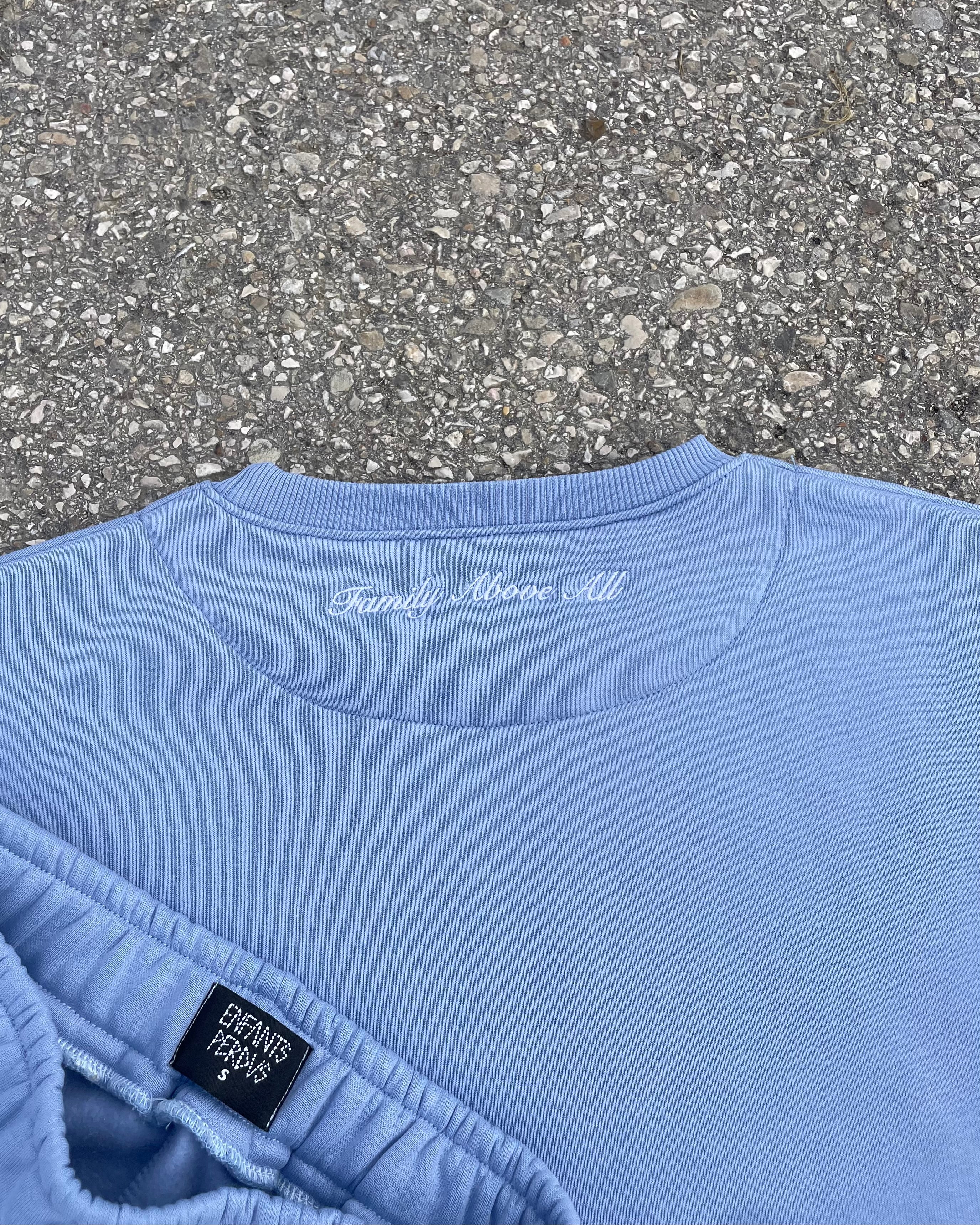 Tracksuit “Family Above All” - Celeste