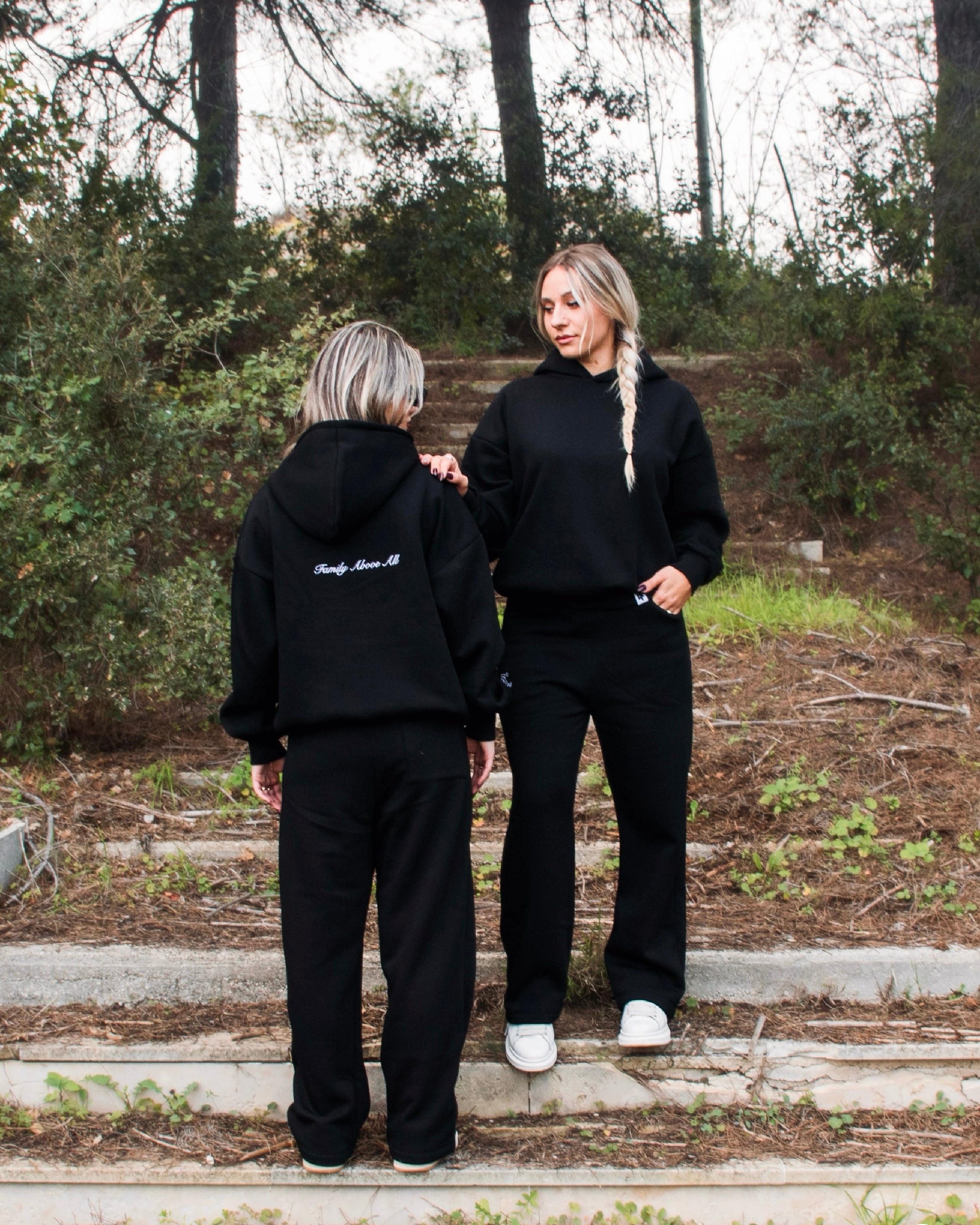 Tracksuit “Family Above All” - Nero