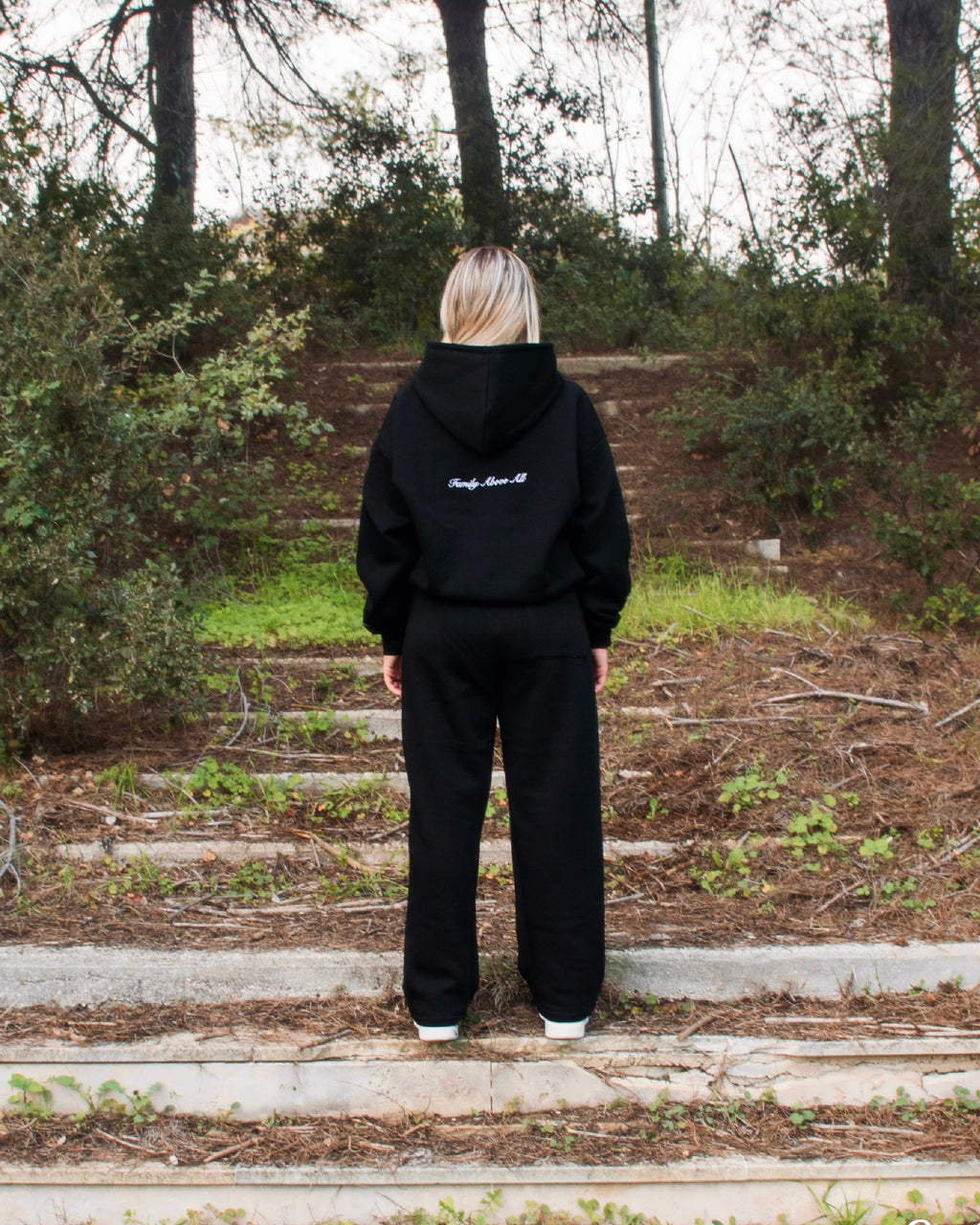 Tracksuit “Family Above All” - Nero