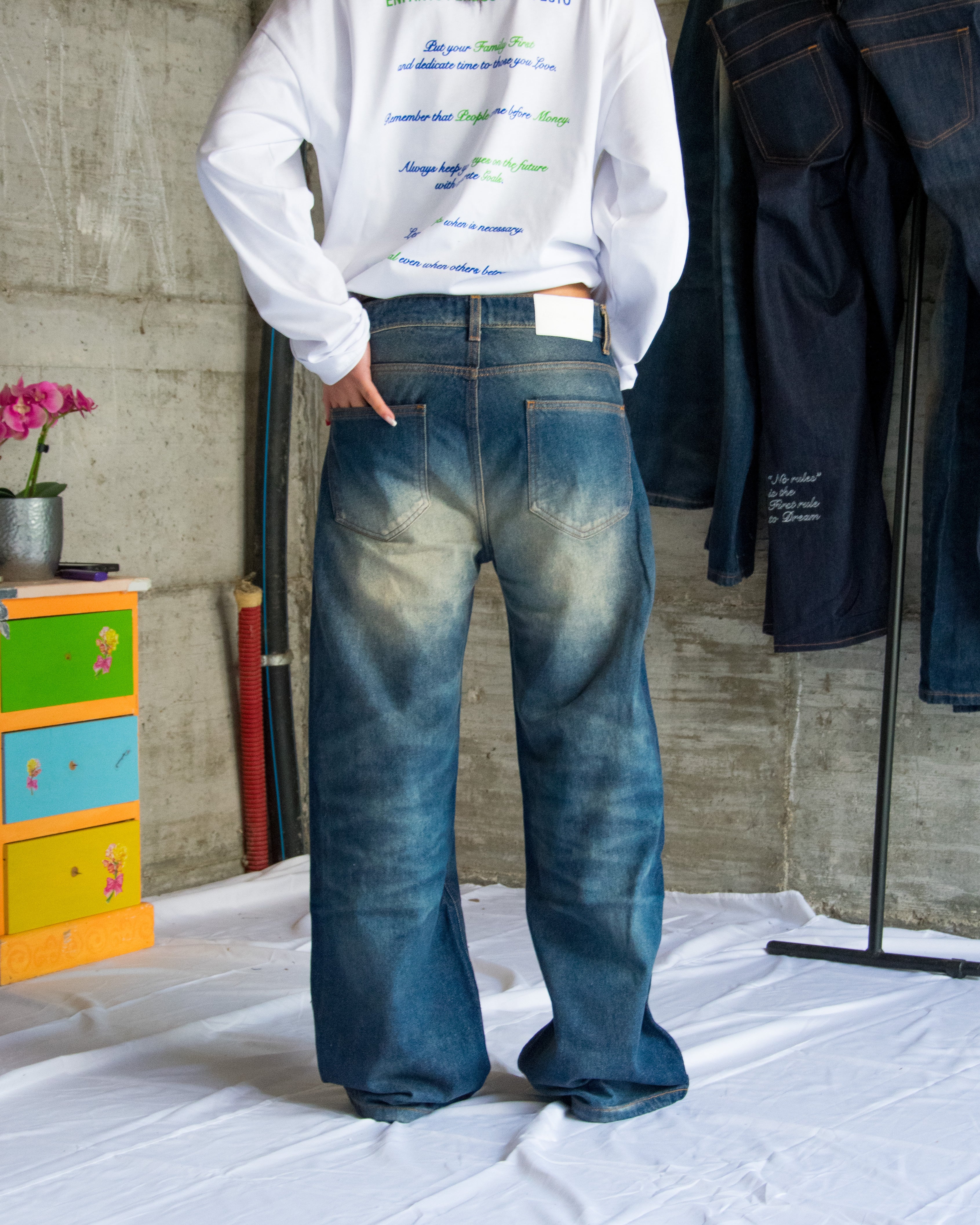 Bootcut Sand Wash Denim