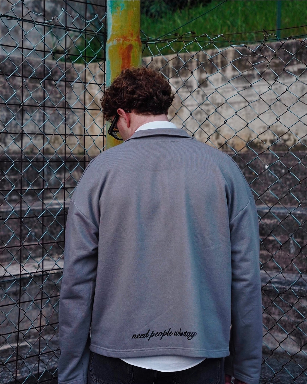 Workjacket Grigio Ferro - “need people who stay”