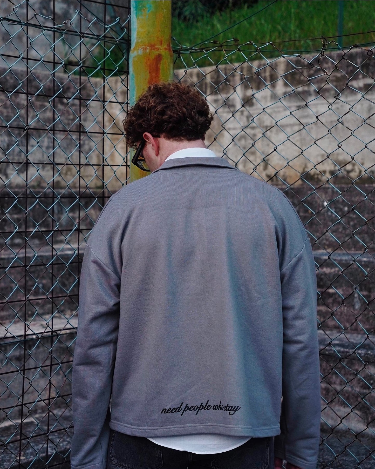 Workjacket Grigio Ferro - “need people who stay”