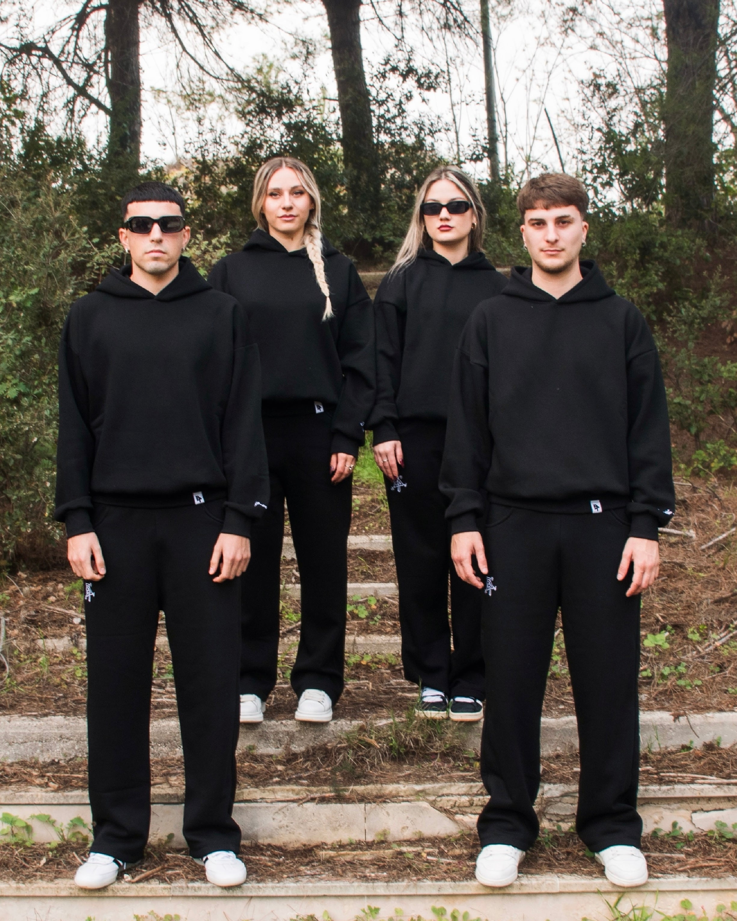 Tracksuit “Family Above All” - Nero