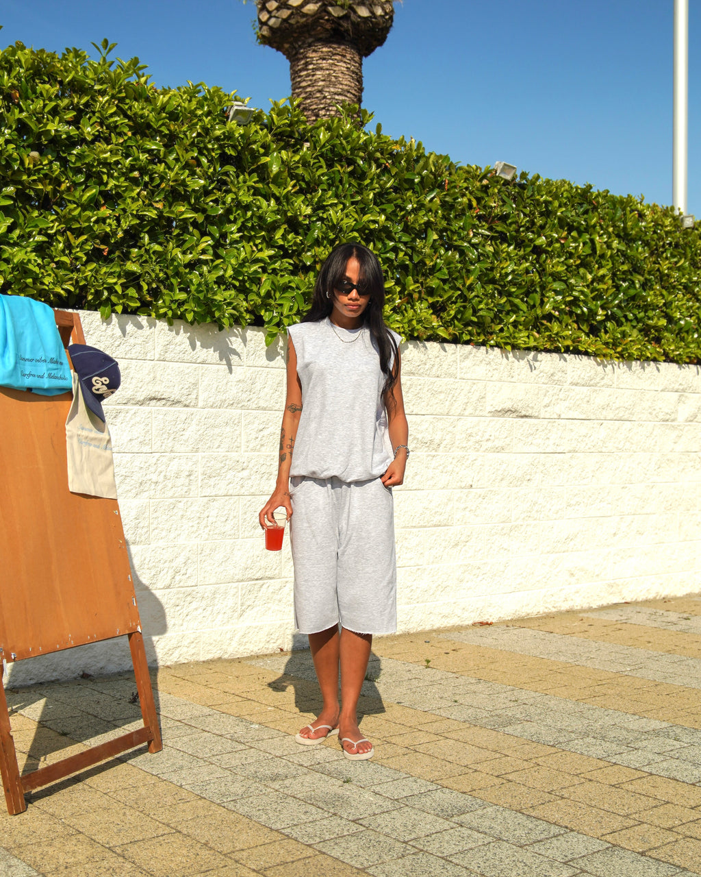 “Cozy Uniform” Summer Set - Grigio