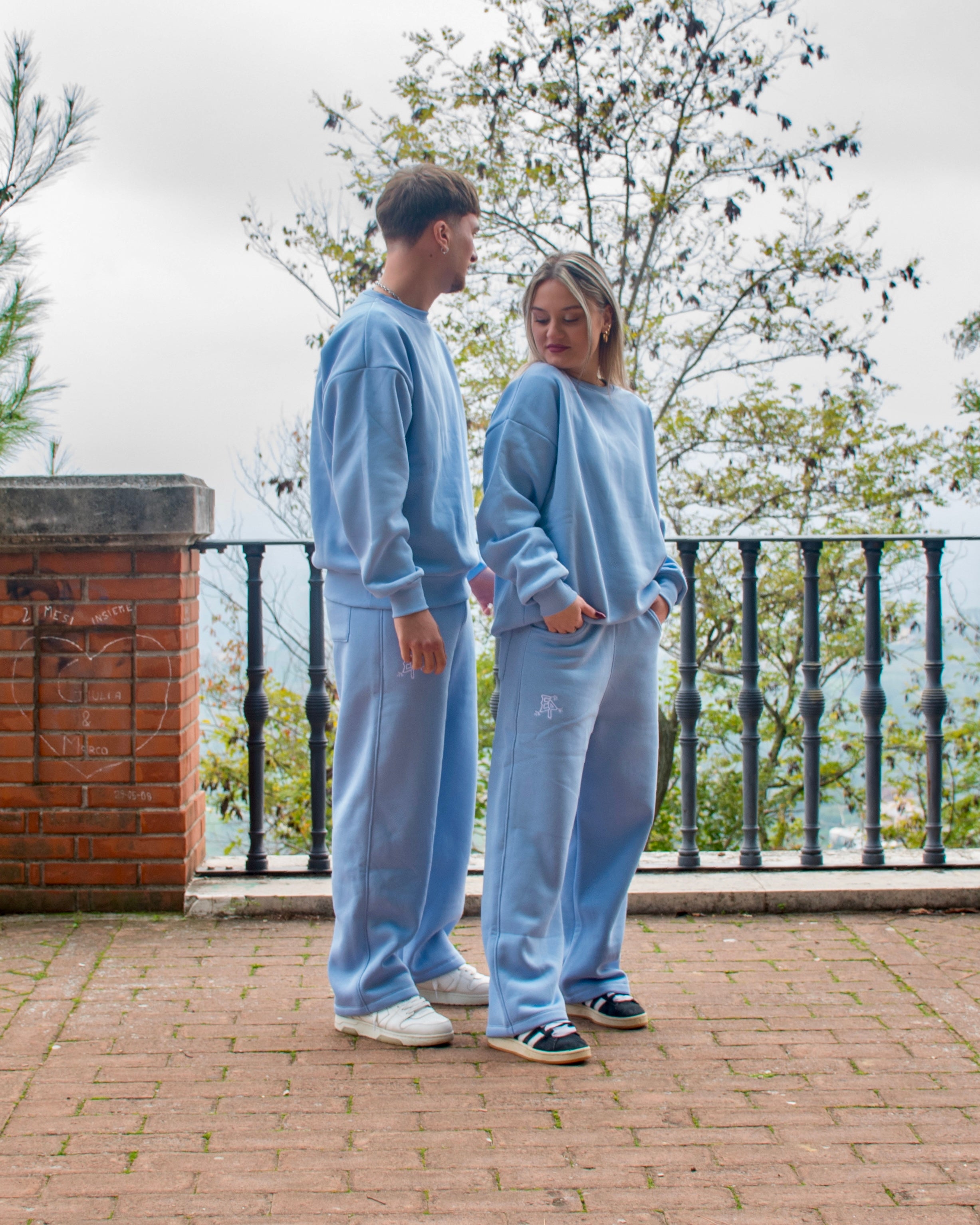Tracksuit “Family Above All” - Celeste