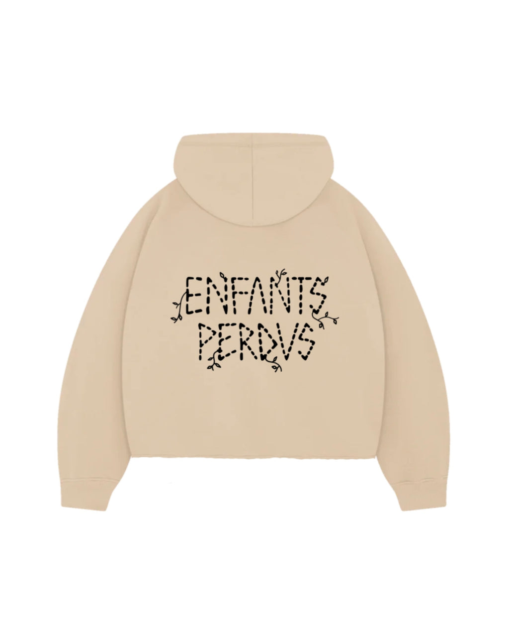 Cropped Hoodie - Sabbia