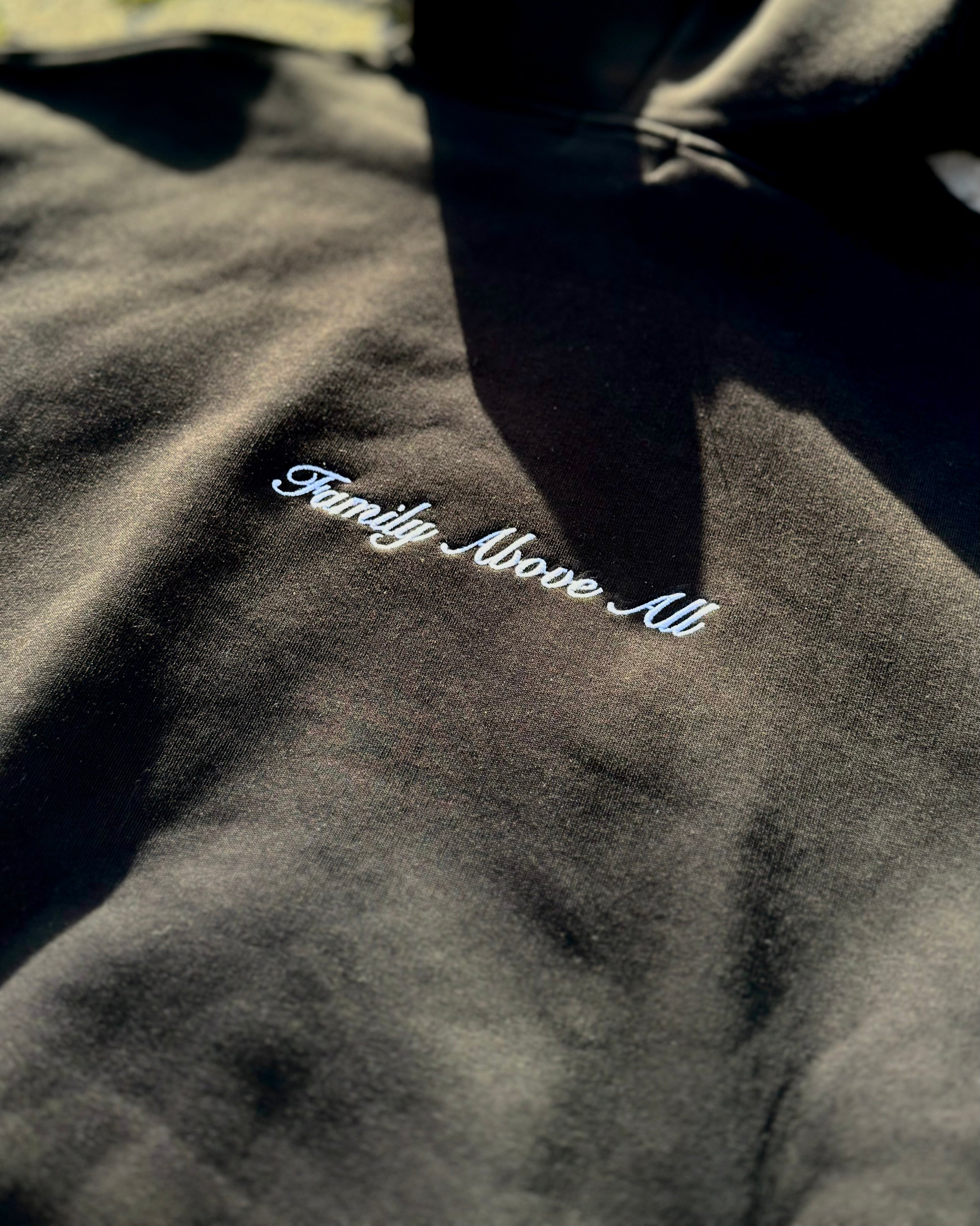 Tracksuit “Family Above All” - Nero