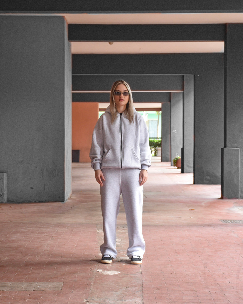 Tracksuit “Family Above All” - Grigia
