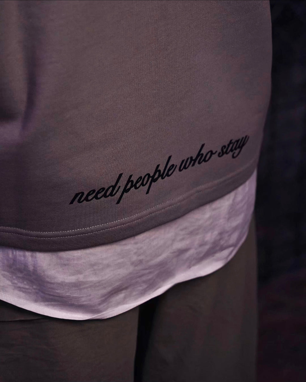 Workjacket Grigio Ferro - “need people who stay”