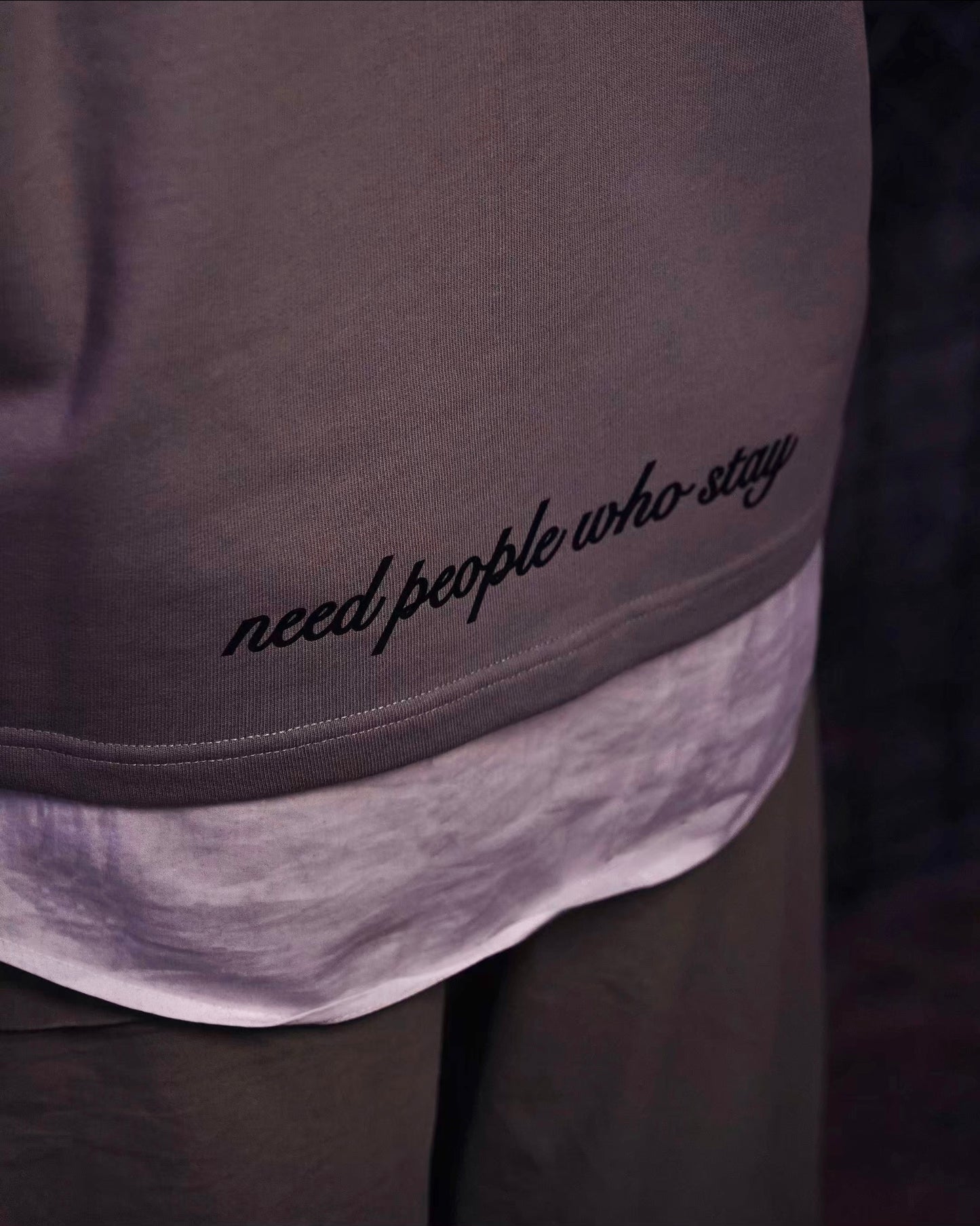 Workjacket Grigio Ferro - “need people who stay”