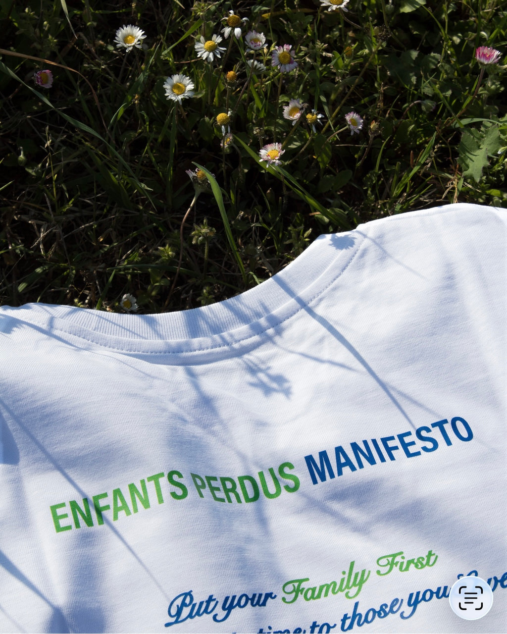 LongSleeve Bianca - “Enfants Perdus MANIFESTO”