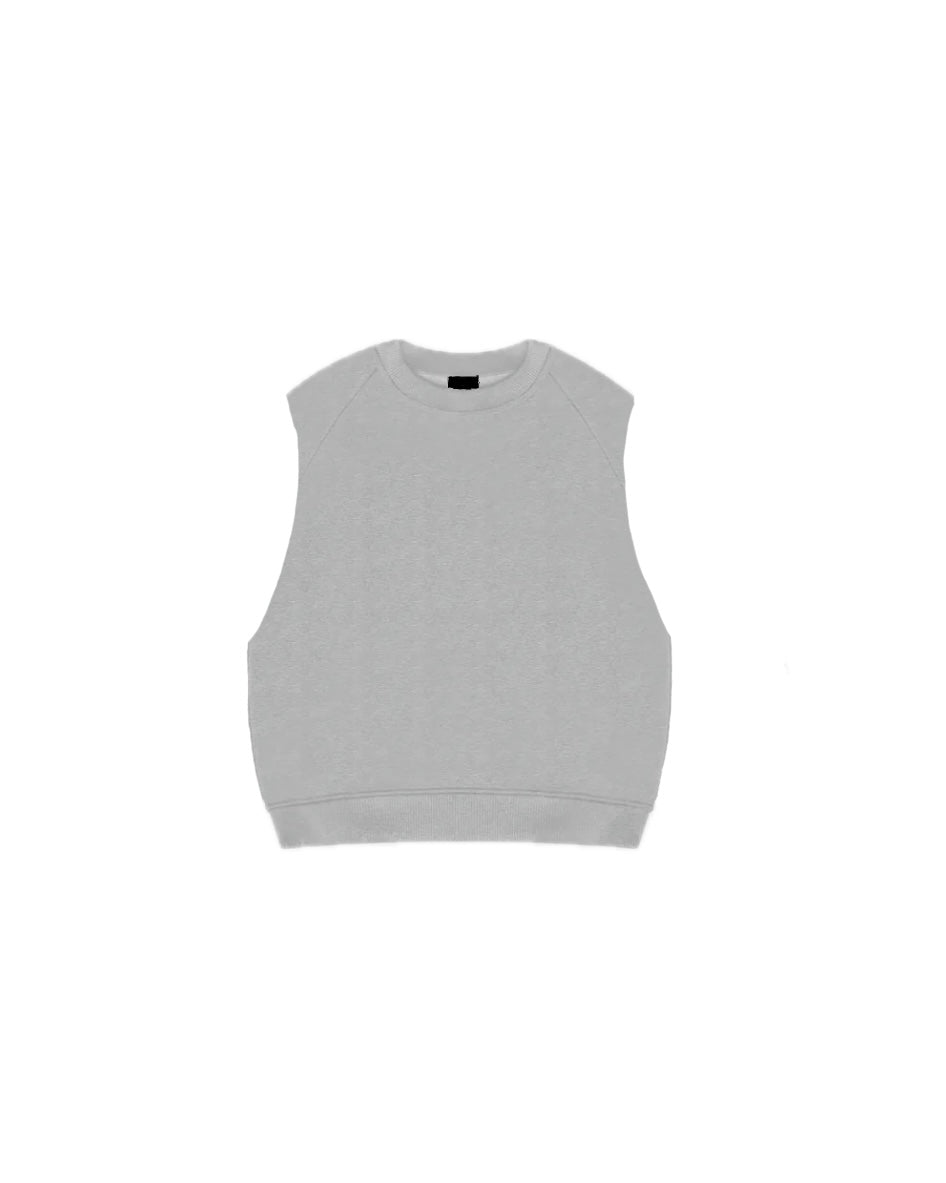 NO SLEEVE SHIRT “Cozy Uniform”- Grigio