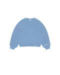 Crewneck Hoodie “Family Above All” - Celeste