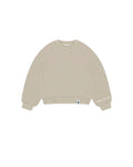 Crewneck Hoodie “Family Above All” - Beige