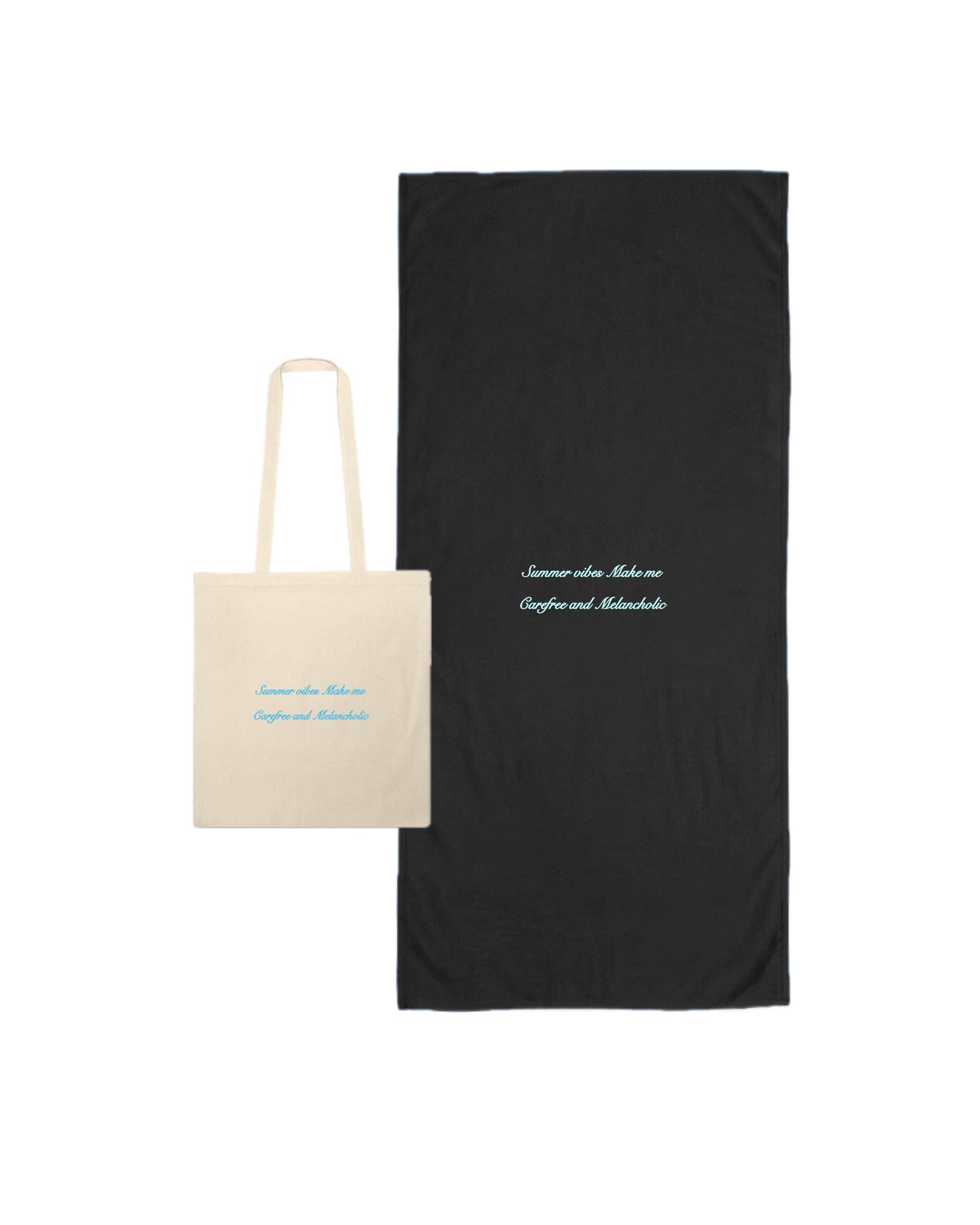 Sea Set - Shopper e Telo mare Nero