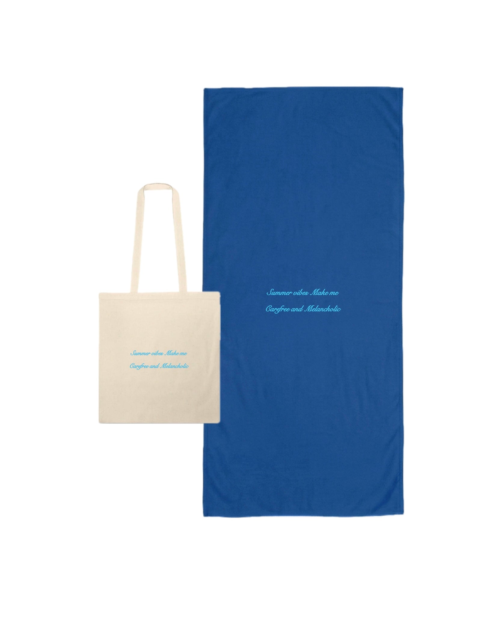 Sea Set - Shopper e Telo mare Blu Oceano