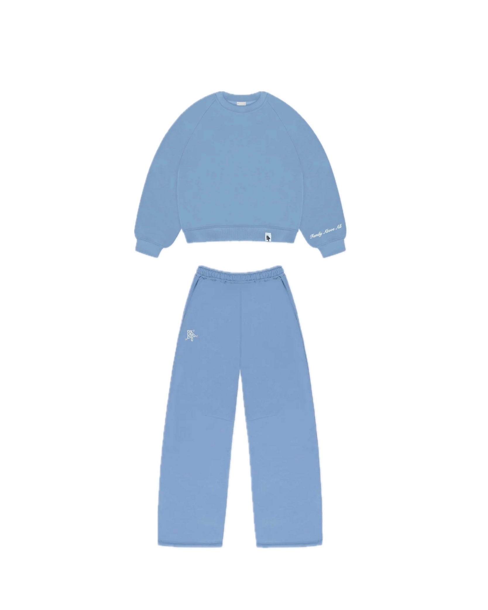 Tracksuit “Family Above All” - Celeste