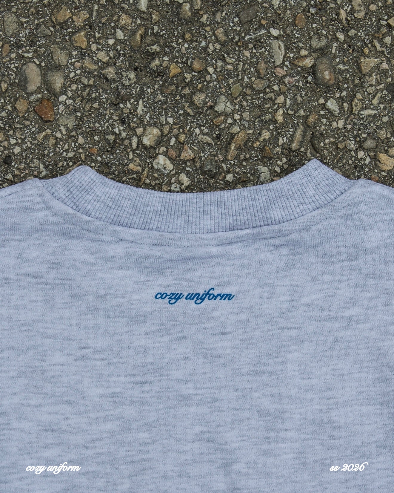 Tracksuit “cozy uniform” - Grigio e tartan Blu royal/navy