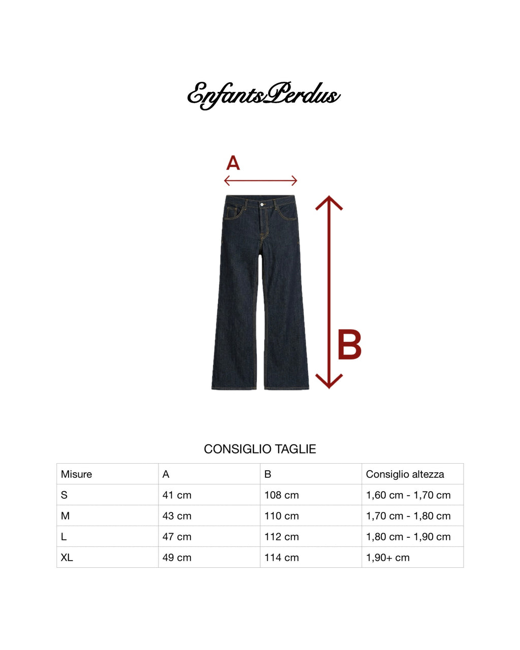 Bootcut Raw Denim “Dreamer”