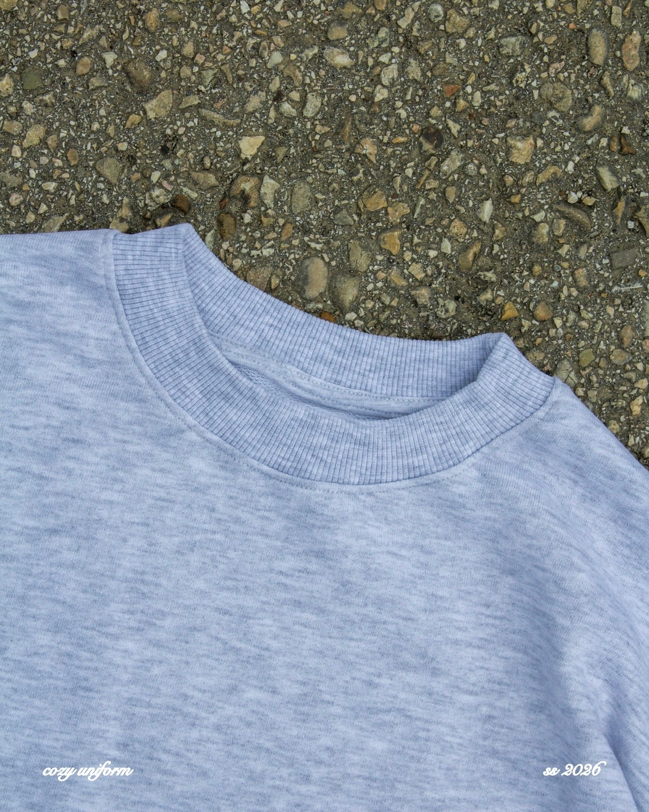 Tracksuit “cozy uniform” - Grigio e tartan Blu royal/navy