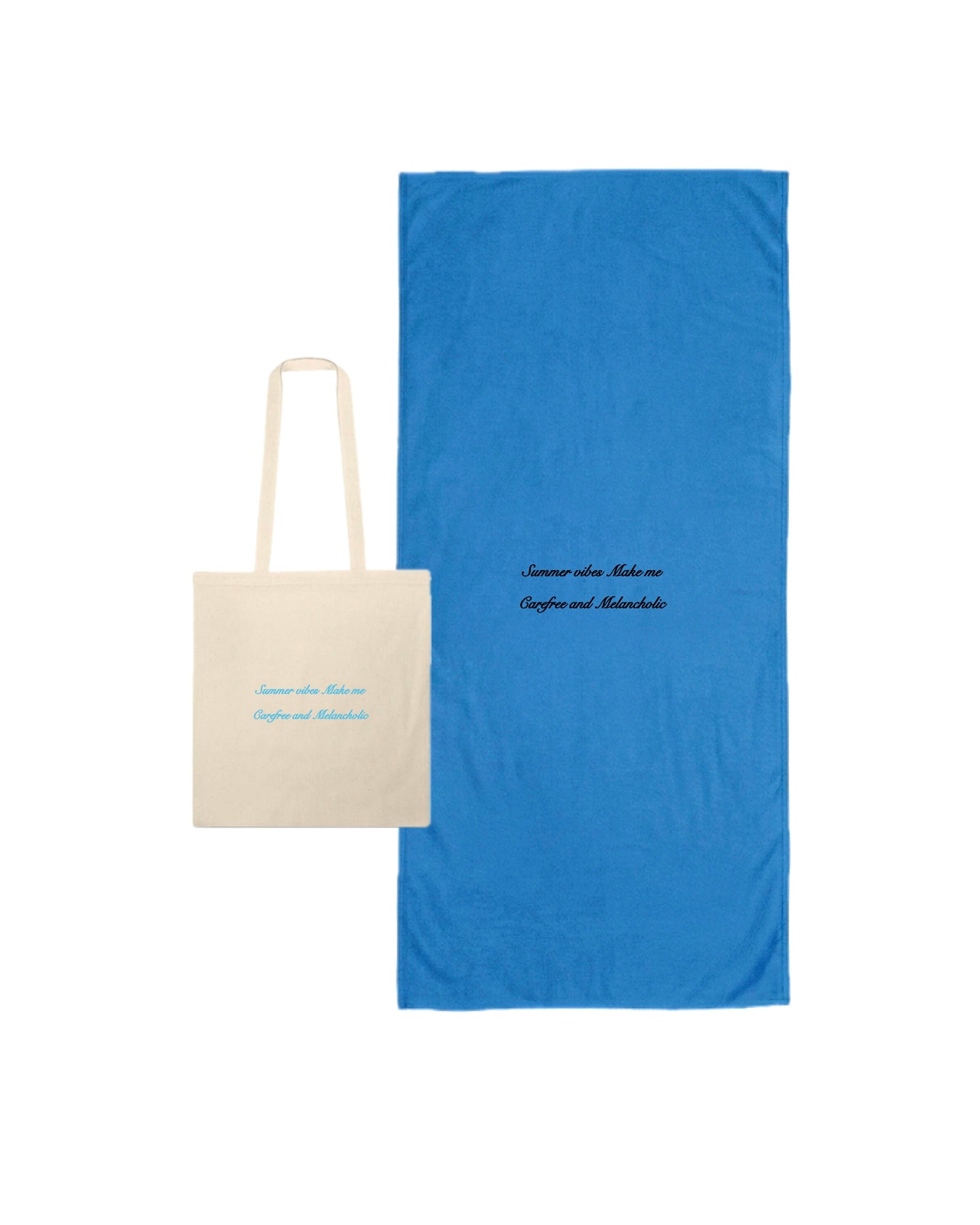 Sea Set - Shopper e Telo mare Celeste