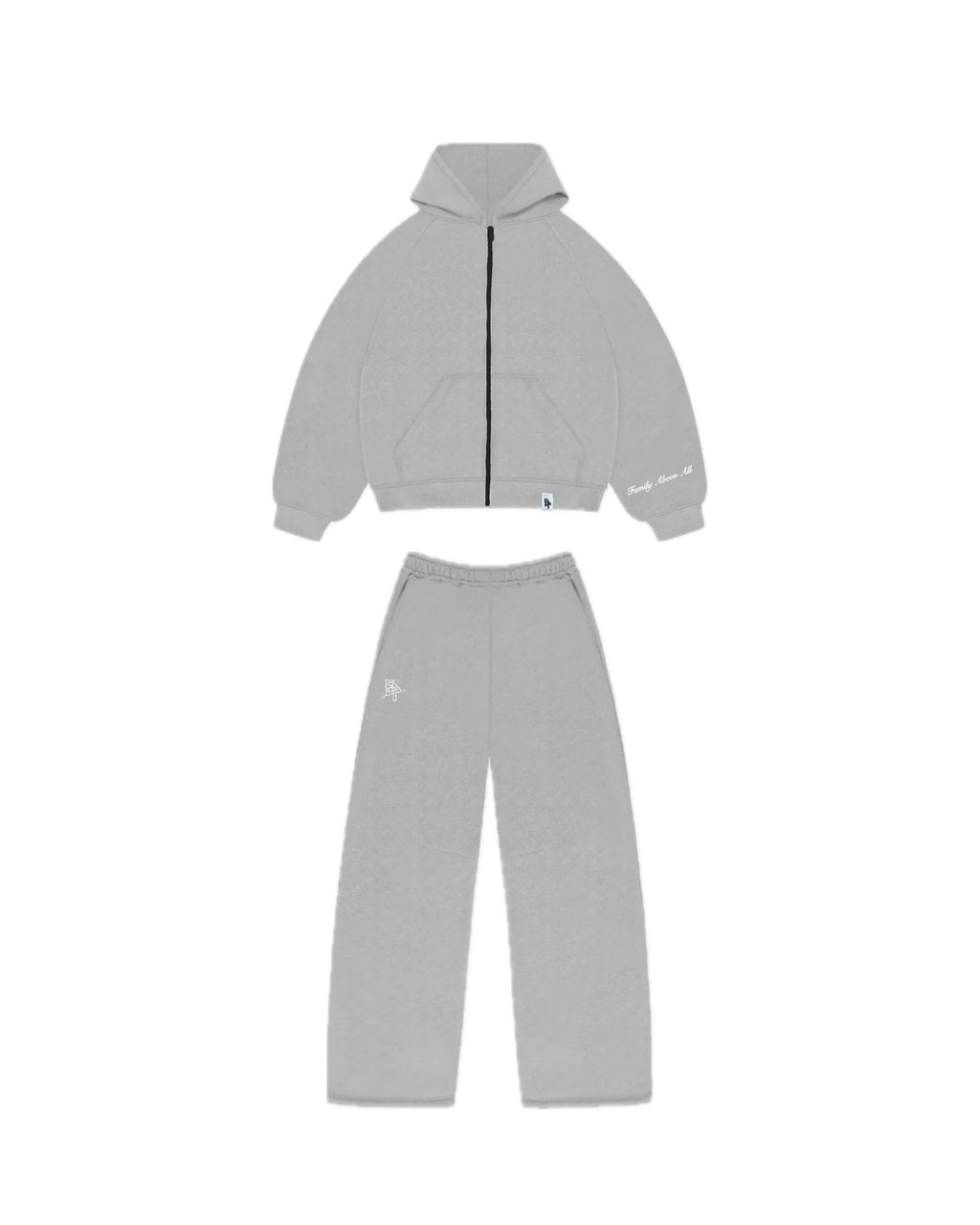 Tracksuit “Family Above All” - Grigia