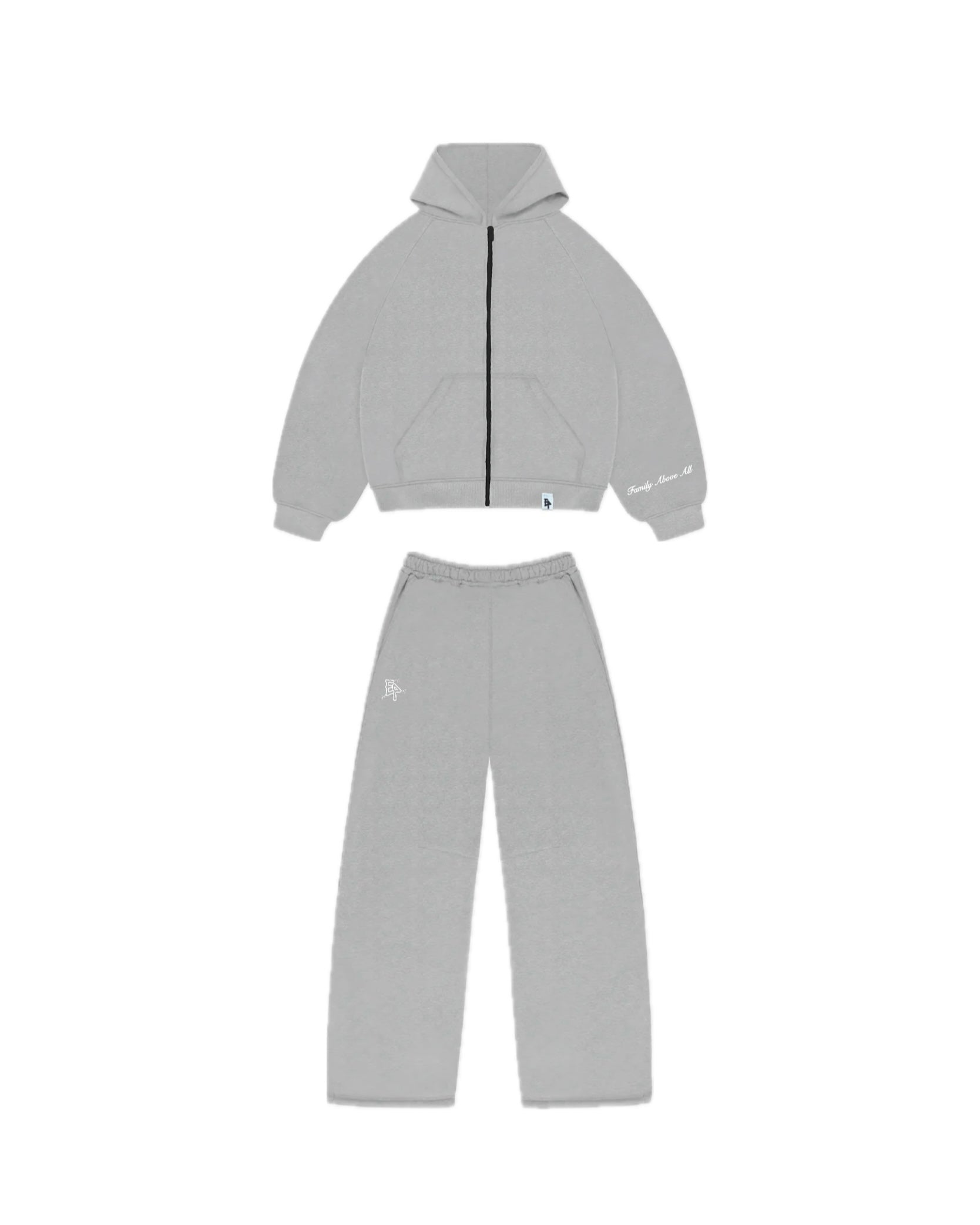 Tracksuit “Family Above All” - Grigia
