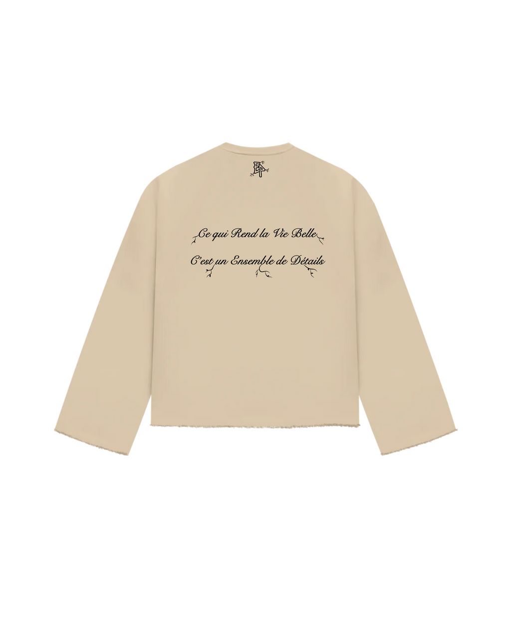 Long sleeve shirt “Détails”